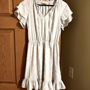 Pink with white flowers Women’s dress